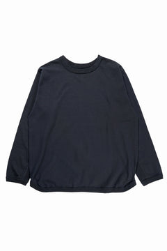 Load image into Gallery viewer, FULLCOUNT FLAT SEAM HEAVY WEIGHT LONG SLEEVE T SHIRT / ORIGINAL 30/2 TIGHT TENSION JERSEY (INK BLACK)