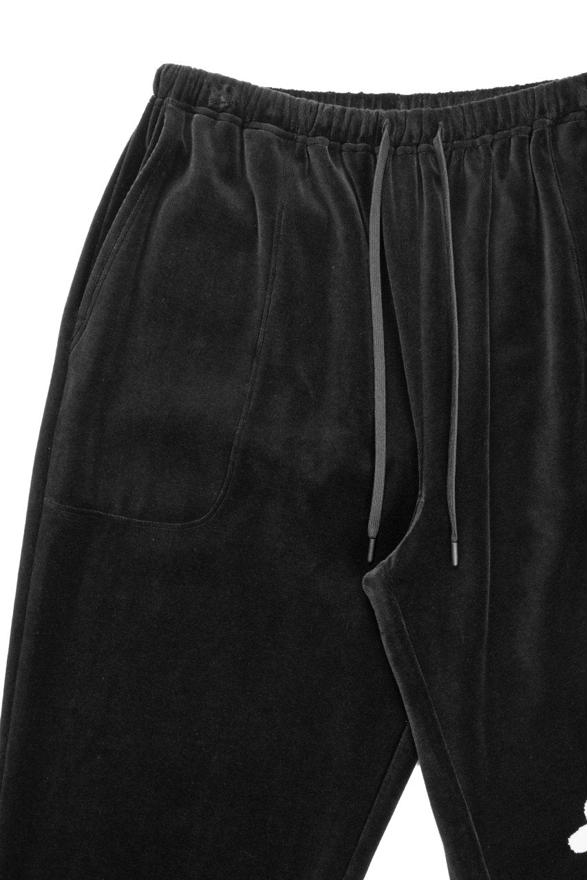 MASTERMIND WORLD VELOUR PANTS (BLACK)
