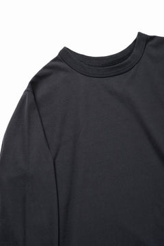 Load image into Gallery viewer, FULLCOUNT FLAT SEAM HEAVY WEIGHT LONG SLEEVE T SHIRT / ORIGINAL 30/2 TIGHT TENSION JERSEY (INK BLACK)