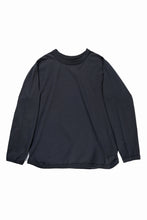 Load image into Gallery viewer, FULLCOUNT FLAT SEAM HEAVY WEIGHT LONG SLEEVE T SHIRT / ORIGINAL 30/2 TIGHT TENSION JERSEY (INK BLACK)