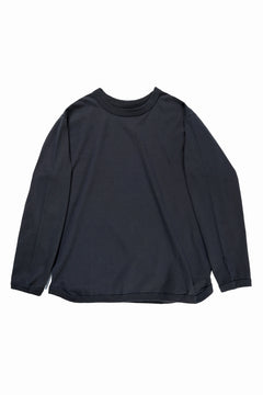 Load image into Gallery viewer, FULLCOUNT FLAT SEAM HEAVY WEIGHT LONG SLEEVE T SHIRT / ORIGINAL 30/2 TIGHT TENSION JERSEY (INK BLACK)
