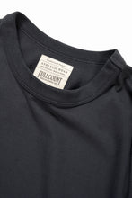 Load image into Gallery viewer, FULLCOUNT FLAT SEAM HEAVY WEIGHT LONG SLEEVE T SHIRT / ORIGINAL 30/2 TIGHT TENSION JERSEY (INK BLACK)