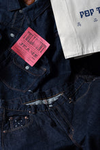 画像をギャラリービューアに読み込む, FULLCOUNT x POP TRADING COMPANY Drs Denim Pants / 13.7oz Zimbabwe Selvedge Denim (INDIGO BLUE)