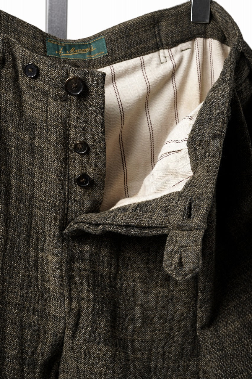 画像をギャラリービューアに読み込む, Aleksandr Manamis exclusive HECTOR ROUGH WINTER PANT (BROWN/GREY)
