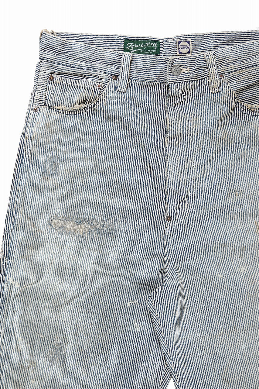 Load image into Gallery viewer, FULLCOUNT x N/07 x LOOM exclusive WIDE TAPERED DENIM PANTS / 11.5oz ZIMBABWE DENIM (INDIGO BLUE / ONE WASHED)