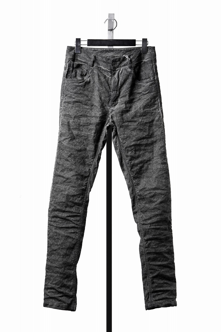 画像をギャラリービューアに読み込む, daub REGULAR FIT JEANS / METALLIC STRETCH COTTON (COLD DYED GREY)