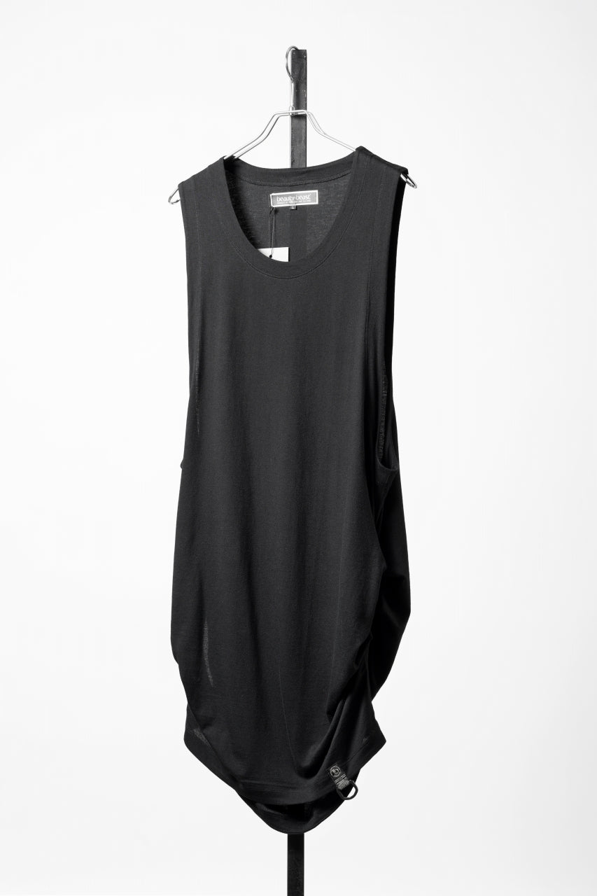 画像をギャラリービューアに読み込む, beauty:beast G Tank Top (BLACK)