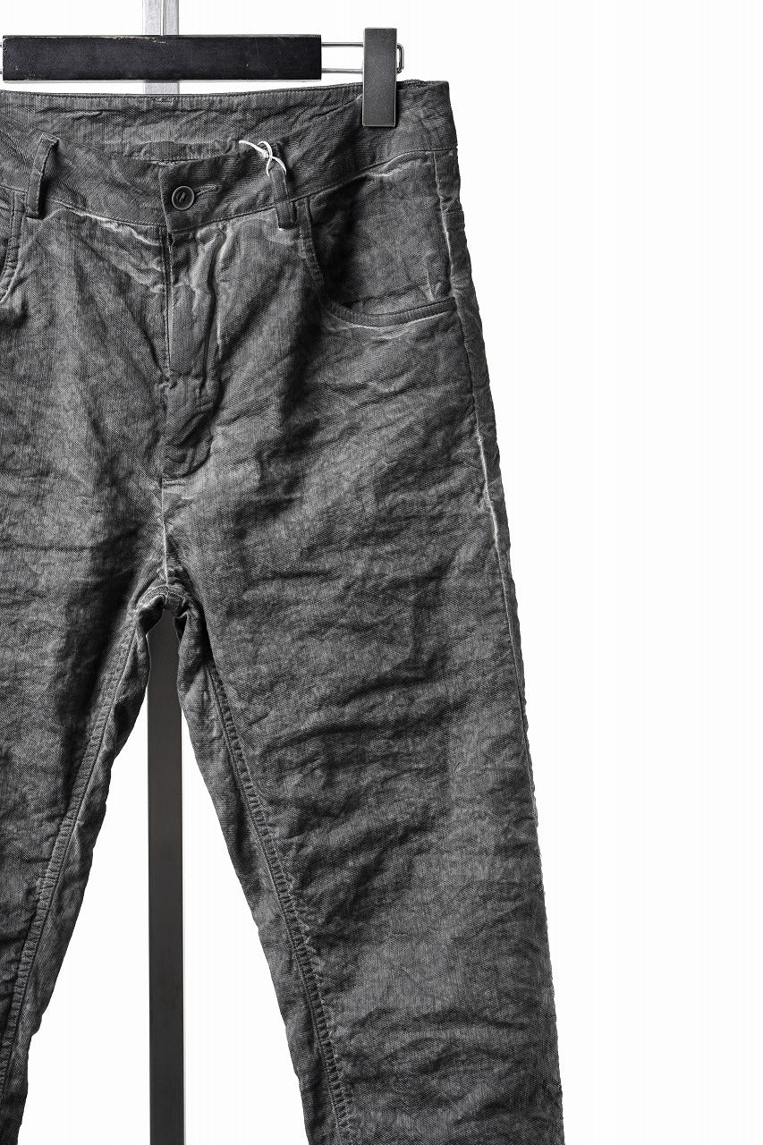 画像をギャラリービューアに読み込む, daub REGULAR FIT JEANS / METALLIC STRETCH COTTON (COLD DYED GREY)