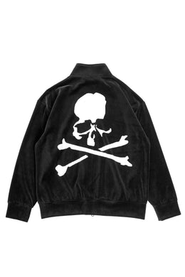 MASTERMIND WORLD VELOUR TRACK JACKET (BLACK)