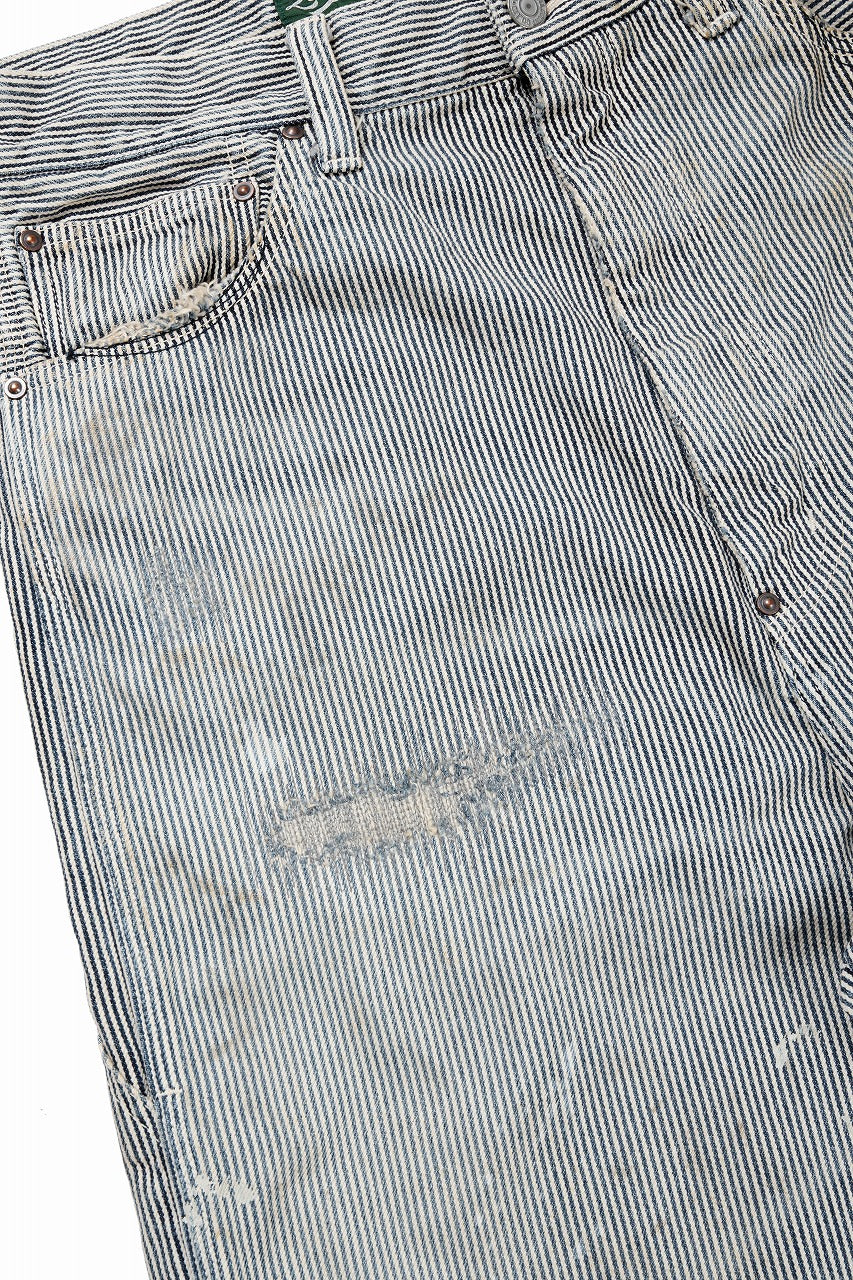 FULLCOUNT x N/07 x LOOM exclusive WIDE TAPERED DENIM PANTS / 11.5oz ZIMBABWE DENIM (INDIGO BLUE / ONE WASHED)