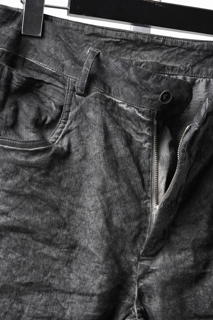 画像をギャラリービューアに読み込む, daub REGULAR FIT JEANS / METALLIC STRETCH COTTON (COLD DYED GREY)