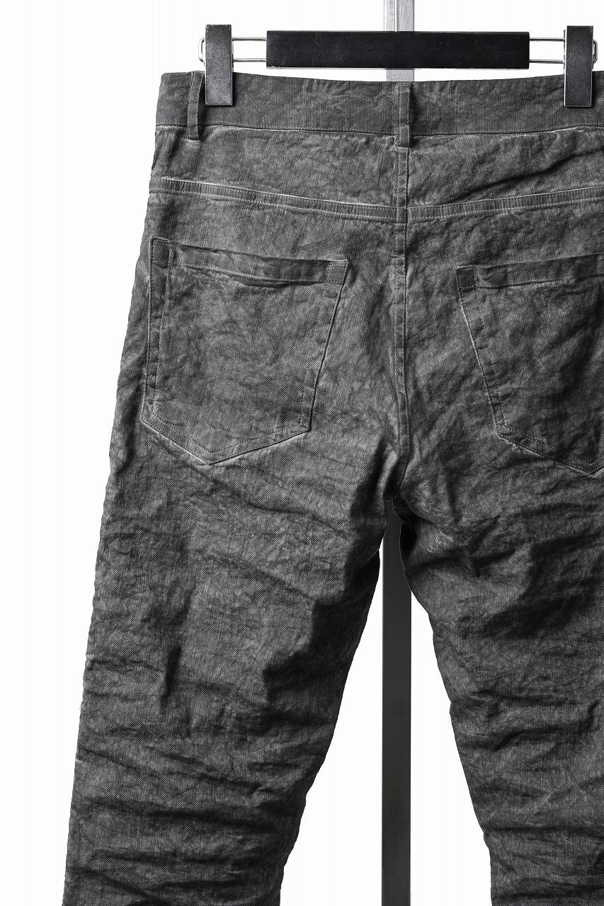 画像をギャラリービューアに読み込む, daub REGULAR FIT JEANS / METALLIC STRETCH COTTON (COLD DYED GREY)