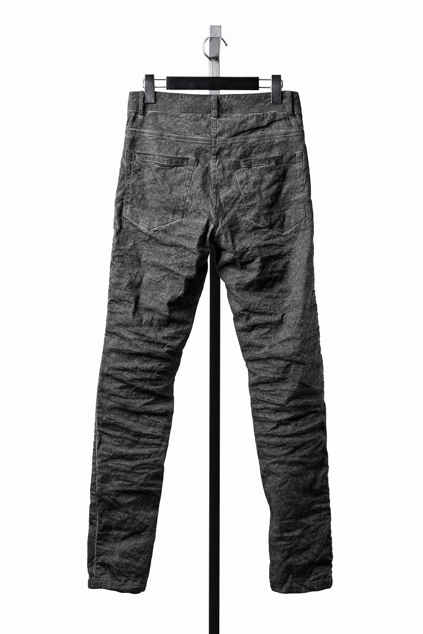 画像をギャラリービューアに読み込む, daub REGULAR FIT JEANS / METALLIC STRETCH COTTON (COLD DYED GREY)