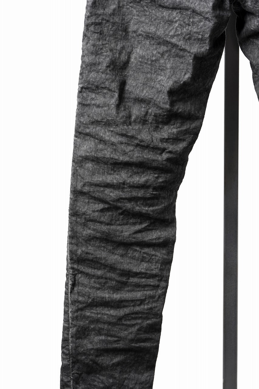 画像をギャラリービューアに読み込む, daub REGULAR FIT JEANS / METALLIC STRETCH COTTON (COLD DYED GREY)