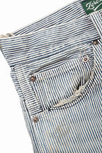 Load image into Gallery viewer, FULLCOUNT x N/07 x LOOM exclusive WIDE TAPERED DENIM PANTS / 11.5oz ZIMBABWE DENIM (INDIGO BLUE / ONE WASHED)