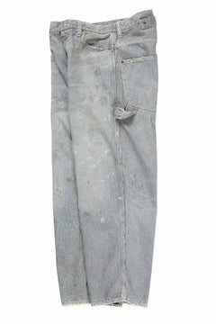 Load image into Gallery viewer, FULLCOUNT x N/07 x LOOM exclusive WIDE TAPERED DENIM PANTS / 11.5oz ZIMBABWE DENIM (INDIGO BLUE / ONE WASHED)