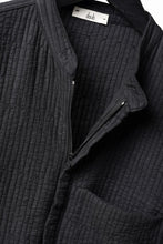Load image into Gallery viewer, daub ZIP-UP SHIRT / QUILTING FABRIC (BLACK)