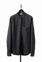 Load image into Gallery viewer, daub ZIP-UP SHIRT / QUILTING FABRIC (BLACK)