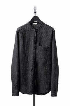 Load image into Gallery viewer, daub ZIP-UP SHIRT / QUILTING FABRIC (BLACK)