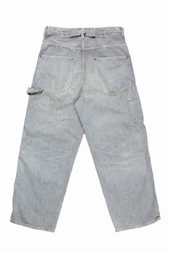 Load image into Gallery viewer, FULLCOUNT x N/07 x LOOM exclusive WIDE TAPERED DENIM PANTS / 11.5oz ZIMBABWE DENIM (INDIGO BLUE / ONE WASHED)