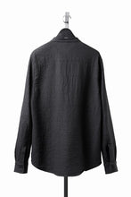 Load image into Gallery viewer, daub ZIP-UP SHIRT / QUILTING FABRIC (BLACK)