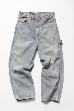 Load image into Gallery viewer, FULLCOUNT x N/07 x LOOM exclusive WIDE TAPERED DENIM PANTS / 11.5oz ZIMBABWE DENIM (INDIGO BLUE / ONE WASHED)