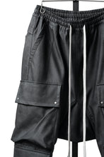 Load image into Gallery viewer, A.F ARTEFACT LOWCROTCH TACTICAL JOGGERS / VEGAN LEATHER (SMOKE BLACK)