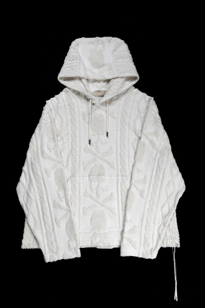 MASTERMIND WORLD OG ARAN HOODIE (IVORY)