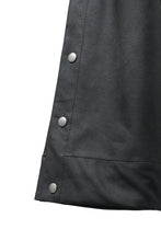 Load image into Gallery viewer, A.F ARTEFACT SAROUEL FLARE PANTS / VEGAN LEATHER (SMOKE BLACK)