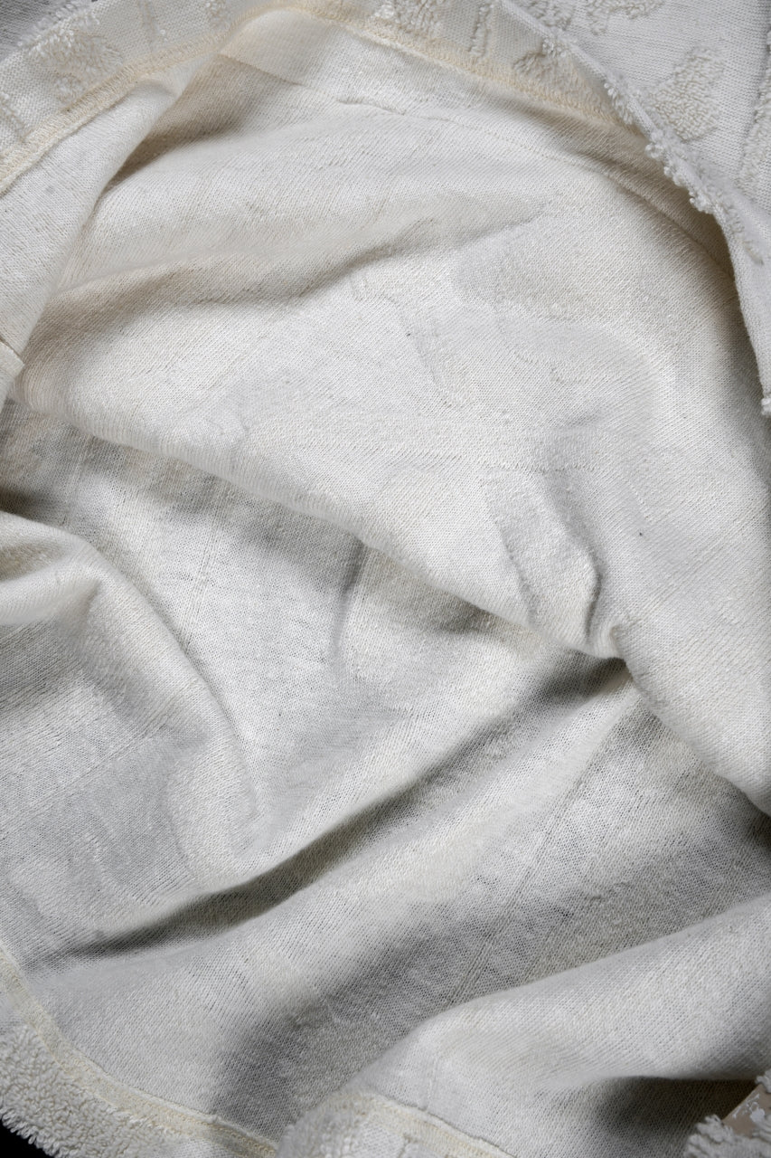 MASTERMIND WORLD OG ARAN HOODIE (IVORY)