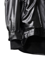 Load image into Gallery viewer, A.F ARTEFACT HOODIE ZIP BLOUSON / LUSTROUS COATED WOVEN (BLACK)