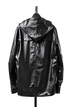 Load image into Gallery viewer, A.F ARTEFACT HOODIE ZIP BLOUSON / LUSTROUS COATED WOVEN (BLACK)