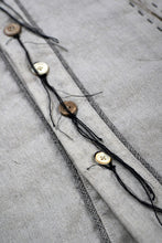画像をギャラリービューアに読み込む, A TENTATIVE ATELIER Abel G. PIPING POCKET WORKER SHIRT (DIRTY WHITE)