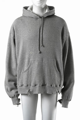 FULLCOUNT FADING DOUBLE FACE SWEAT HOODIE (GRAY)