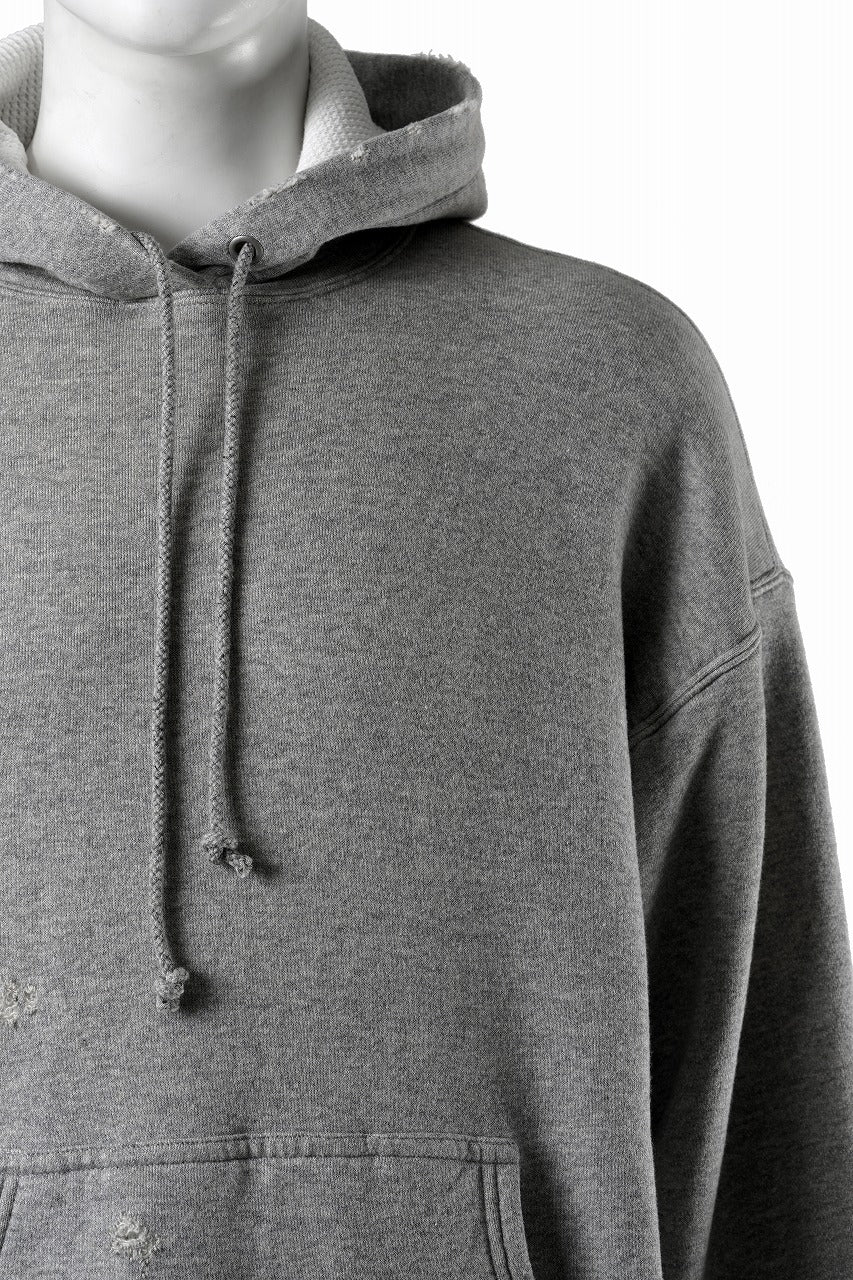 画像をギャラリービューアに読み込む, FULLCOUNT FADING DOUBLE FACE SWEAT HOODIE (GRAY)