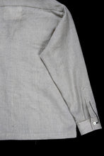 画像をギャラリービューアに読み込む, A TENTATIVE ATELIER Abel G. PIPING POCKET WORKER SHIRT (DIRTY WHITE)