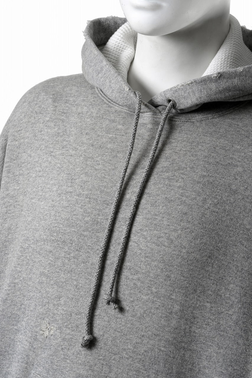 画像をギャラリービューアに読み込む, FULLCOUNT FADING DOUBLE FACE SWEAT HOODIE (GRAY)
