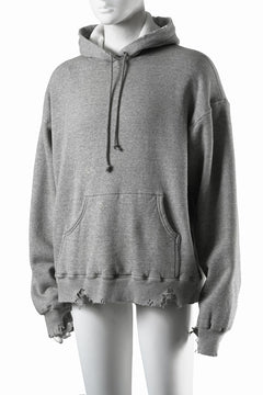 画像をギャラリービューアに読み込む, FULLCOUNT FADING DOUBLE FACE SWEAT HOODIE (GRAY)