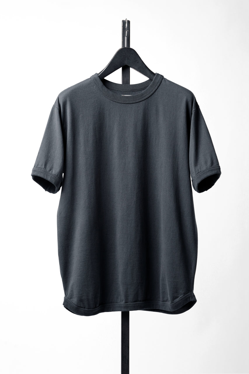 画像をギャラリービューアに読み込む, FULLCOUNT FLAT SEAM HEAVY WEIGHT T SHIRT / ORIGINAL 30/2 TIGHT TENSION JERSEY (INK BLACK)