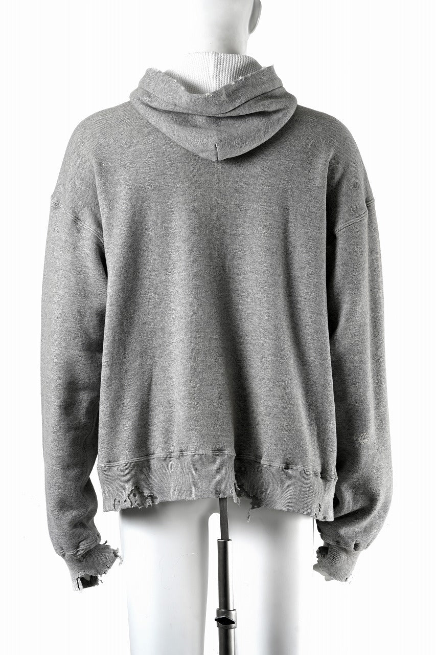 画像をギャラリービューアに読み込む, FULLCOUNT FADING DOUBLE FACE SWEAT HOODIE (GRAY)