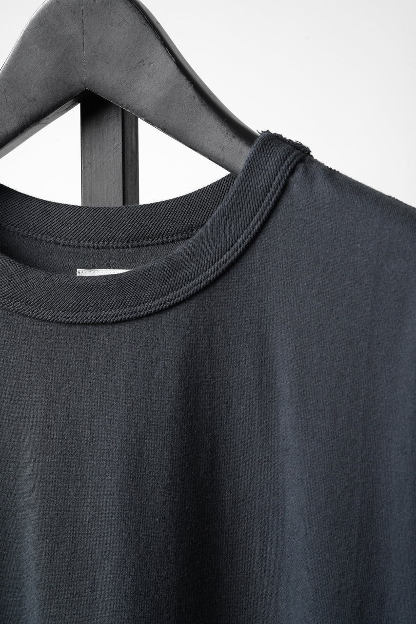 画像をギャラリービューアに読み込む, FULLCOUNT FLAT SEAM HEAVY WEIGHT T SHIRT / ORIGINAL 30/2 TIGHT TENSION JERSEY (INK BLACK)