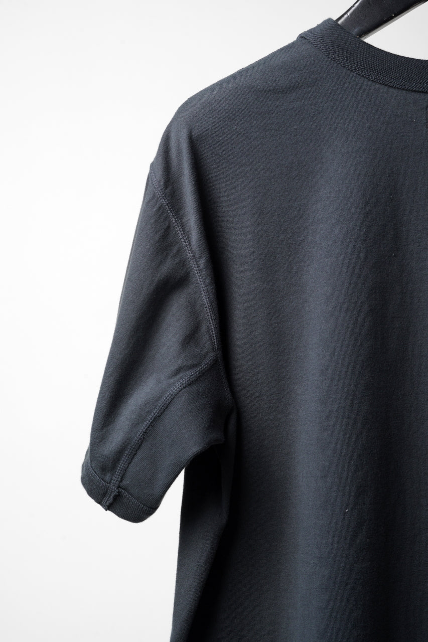 画像をギャラリービューアに読み込む, FULLCOUNT FLAT SEAM HEAVY WEIGHT T SHIRT / ORIGINAL 30/2 TIGHT TENSION JERSEY (INK BLACK)