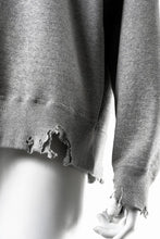 画像をギャラリービューアに読み込む, FULLCOUNT FADING RAGLAN SLEEVE SWEAT SHIRT (HEATHER GRAY)