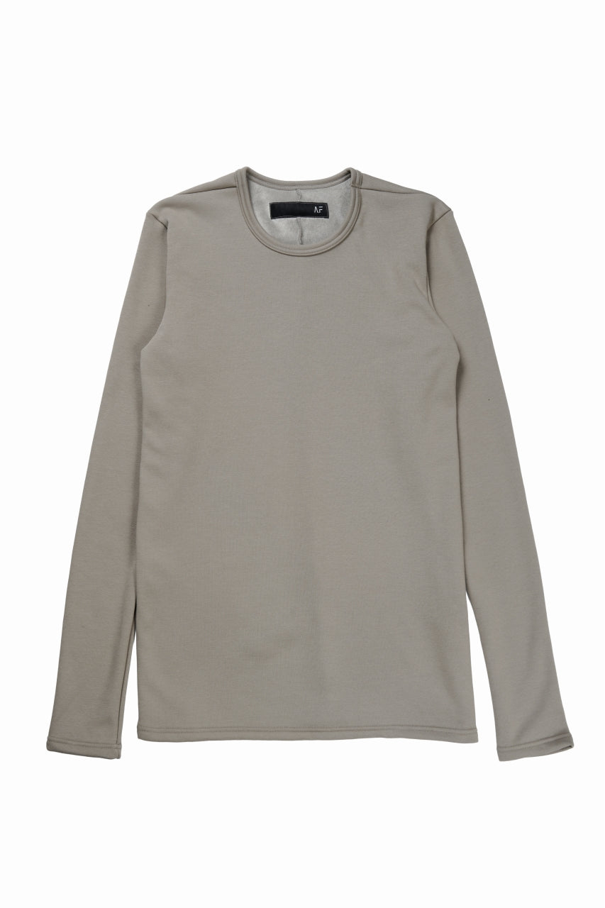 Load image into Gallery viewer, A.F ARTEFACT BOMBER HEAT® SOLID LS TOPS (LIGHT GREY)