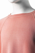 画像をギャラリービューアに読み込む, FULLCOUNT FADING RAGLAN SLEEVE SWEAT SHIRT (DAMAGE LESS / PINK)