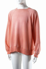 画像をギャラリービューアに読み込む, FULLCOUNT FADING RAGLAN SLEEVE SWEAT SHIRT (DAMAGE LESS / PINK)