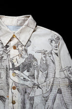 画像をギャラリービューアに読み込む, A TENTATIVE ATELIER Alvin REPLICA BIG EDGE PRINT SHIRT (NATURAL)