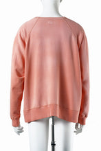 画像をギャラリービューアに読み込む, FULLCOUNT FADING RAGLAN SLEEVE SWEAT SHIRT (DAMAGE LESS / PINK)