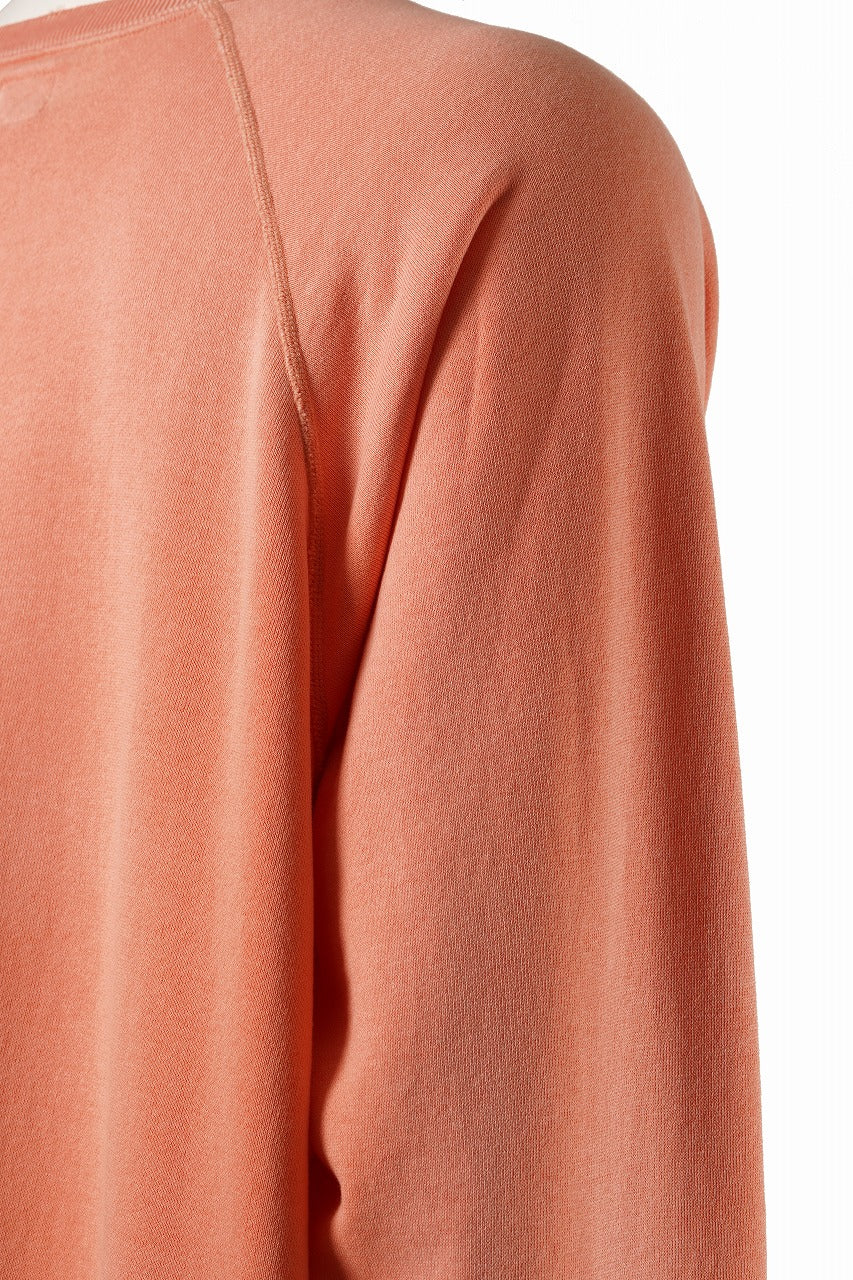 画像をギャラリービューアに読み込む, FULLCOUNT FADING RAGLAN SLEEVE SWEAT SHIRT (DAMAGE LESS / PINK)