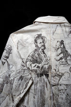 画像をギャラリービューアに読み込む, A TENTATIVE ATELIER Alvin REPLICA BIG EDGE PRINT SHIRT (NATURAL)